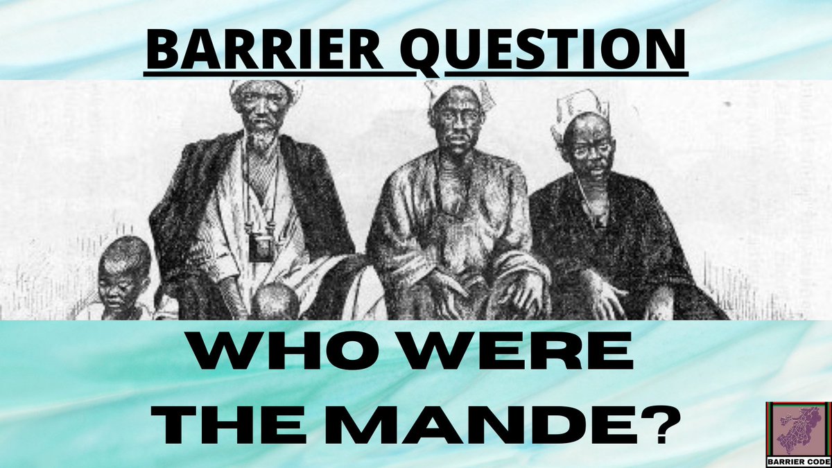 barrier_code's tweet image. Mandé peoples are speakers of Mande languages. 

The Mandé languages are divided into two primary groups: East Mandé and West Mandé.

Learn More: loom.ly/qoAluQU

#BarrierQuestion #BarrierCode #MandePeople #WestAfrica