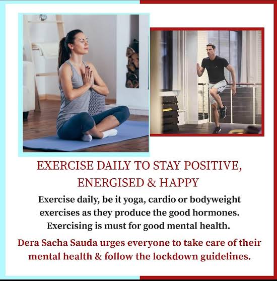 DeepakArora83's tweet photo. Staying fit and healthy plays an important role in our life.
We must follow the diet chart prescribed by Saint Dr Gurmeet Ram Rahim Singh Ji Insan in order to stay fit.
#BoostYourHealth
#ImmunityTipsByMSG
#HealthyLifestyle
#BoostImmunityWithMSGProducts
#SaintDrMSG https://t.co/ReHt2A796x