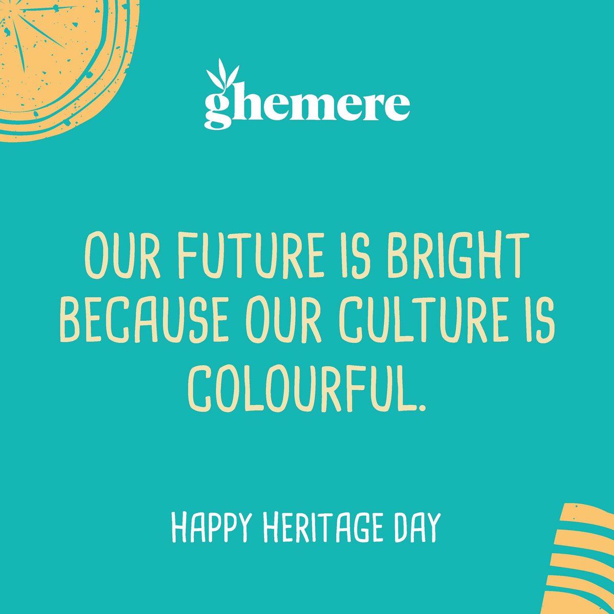 Ghemere_SA's tweet photo. Celebrating your culture wholeheartedly is you celebrating your future. Happy Heritage Day Mzansi. https://t.co/eiRFy1OF8A