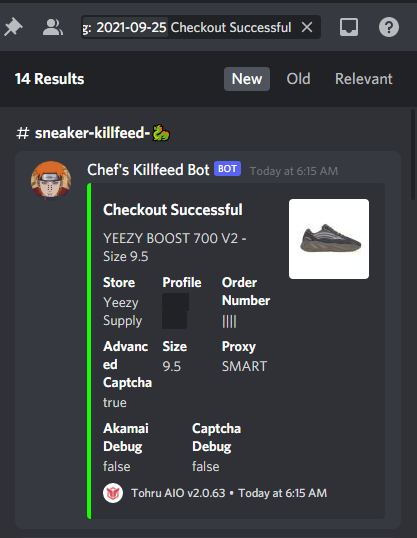 randalltheCPA's tweet photo. Back to bed 🥱
14 Checkouts
@TohruAIO_ @aycdio @TeamPrestiged 
Thank you for the wake up call @ChefNooj https://t.co/YQiTgKbJ7u