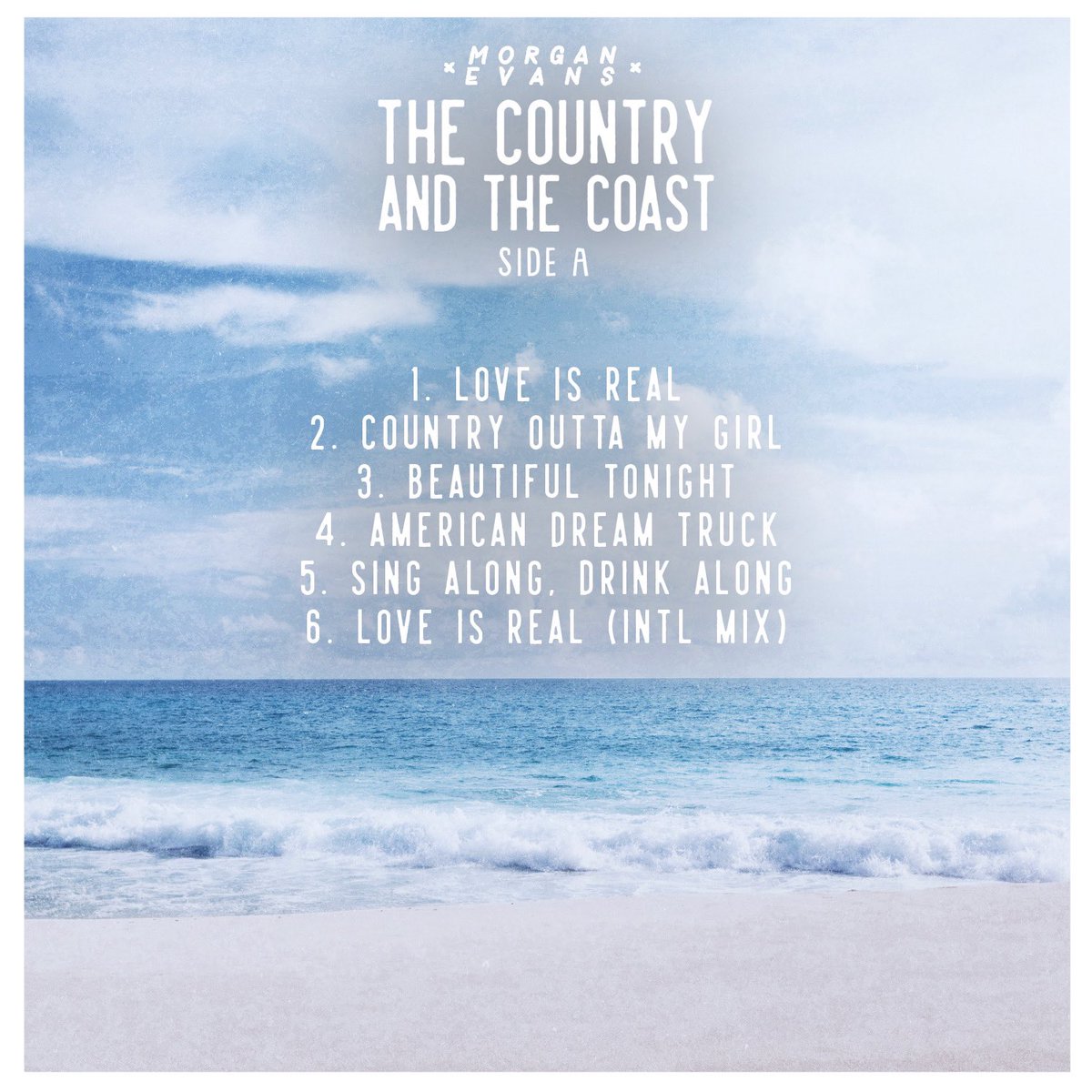 Track list for “The Country &amp; The Coast” Side A! We have been playing a couple on the road, but we’ll be keeping a couple under wraps … which title hits you? So stoked for you to hear these songs!