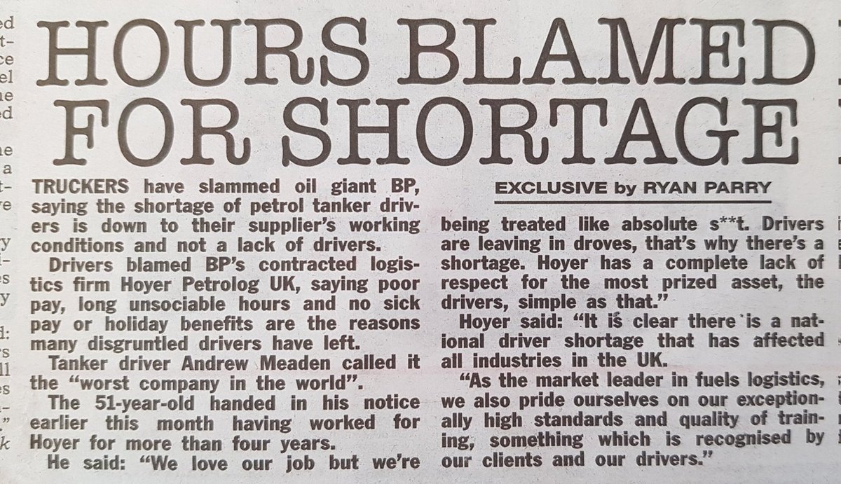 eur0politico's tweet image. The real reason there is an HHV shortage ... terrible conditons by greedy corporates that only see profit margins.
Demand better conditions, we are in this together 
#DriverConditions #HGVconditions