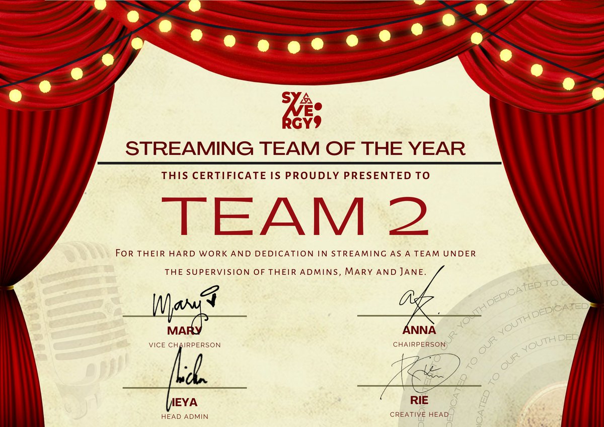 synergyforsvt's tweet photo. Synergy's Streaming Team of the Year goes to... TEAM 2 β¨π
#AYearWithSynergy https://t.co/prQWXLtug6
