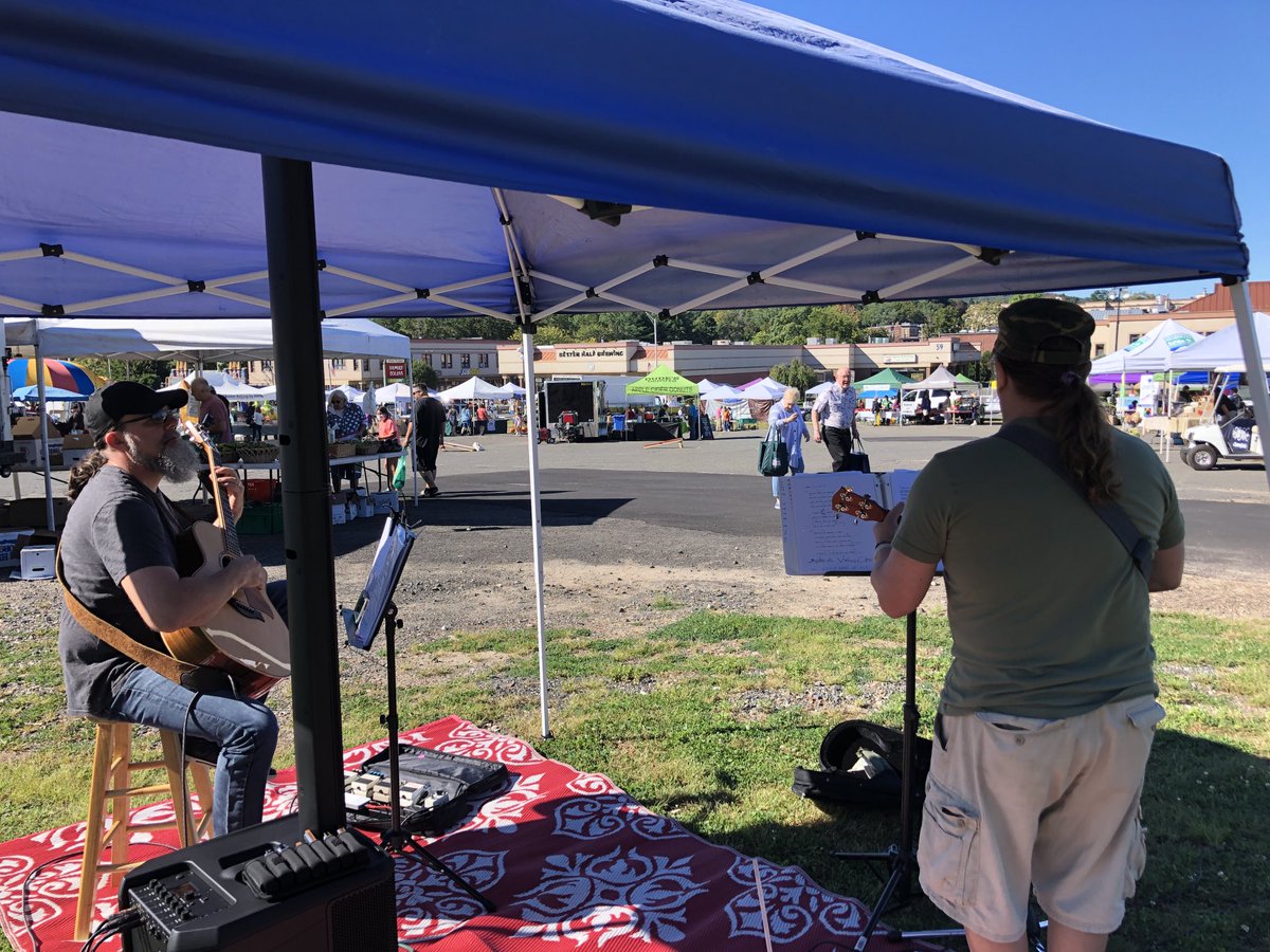 The farmers market is kicking off mom festival weekend. We are here until 1 PM… Best access is from Rt 6 to N. Main St. to Hope Street