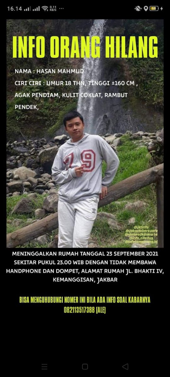 ceunayanggg's tweet photo. Temen-temen twitter mohon bantuannya ya. Adeknya temen aku hilang, mohon bantu yg liat dan retweet nya 🙏 https://t.co/v5NOEjTj9M