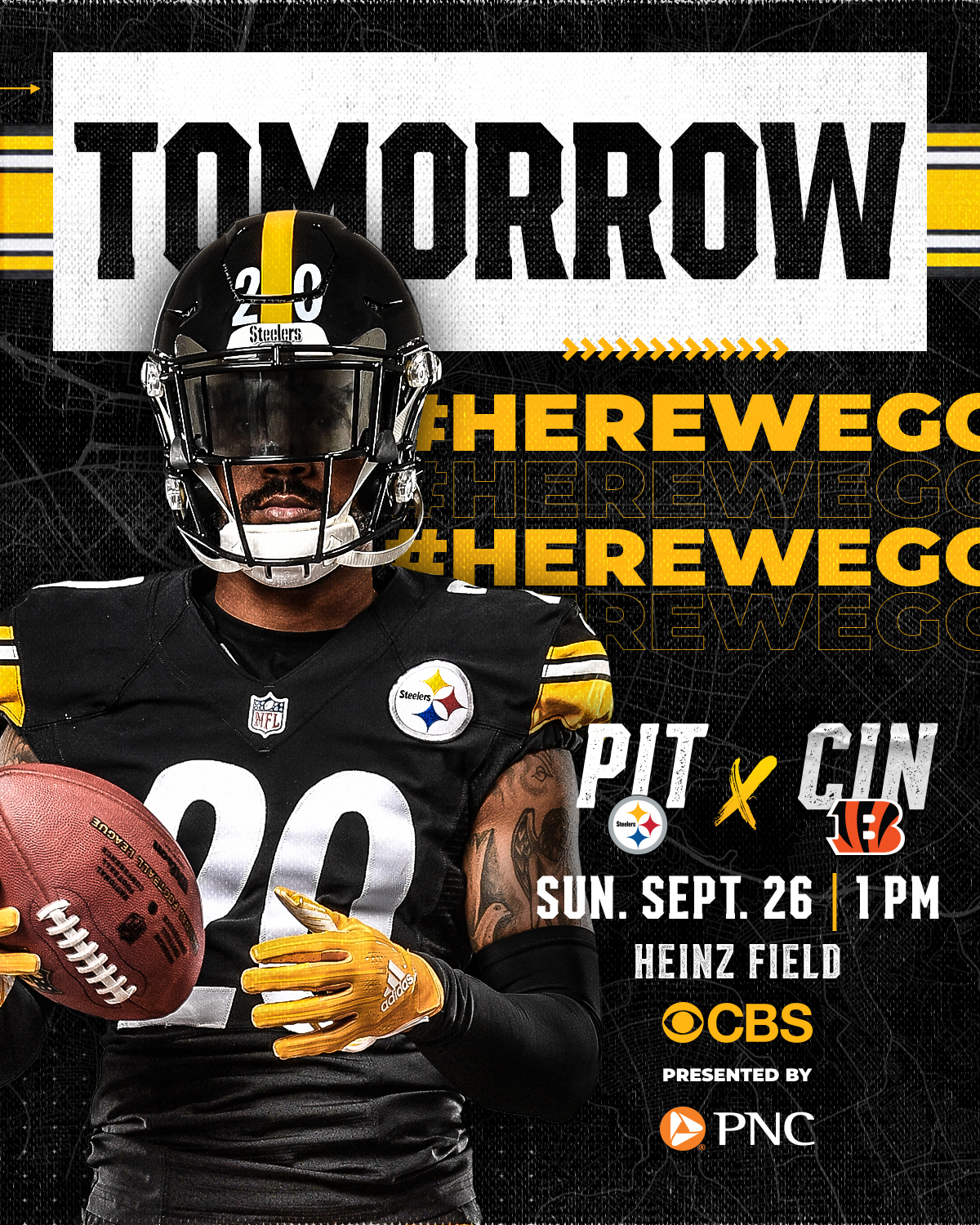 what network is the steelers game on tomorrow