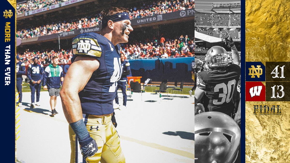 Irish win! ☘️

#GoIrish