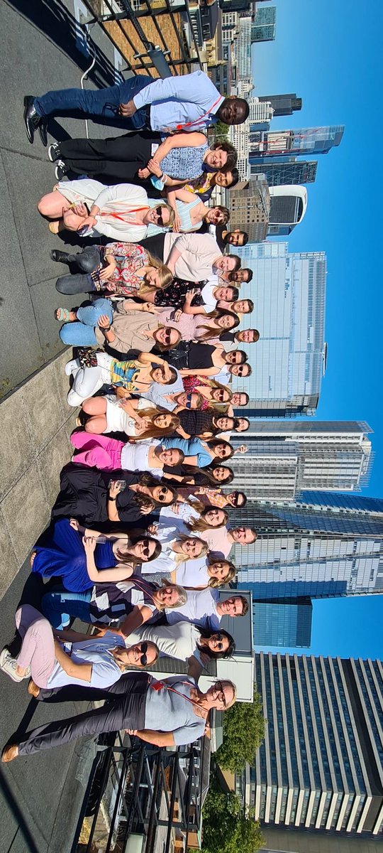 ClaireMWhite2's tweet photo. Haven't seen much of this lot in person since March 2020 so really good to have all the graduating class of 2021 together after their final placement. 🤗🥂 https://t.co/z4TLFQCXyi