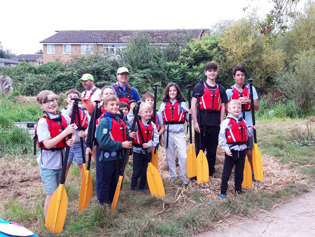 <a href="/19thMaidenhead/">19thMaidenheadScouts</a> Cubs ready for the water this morning #Maidenhead