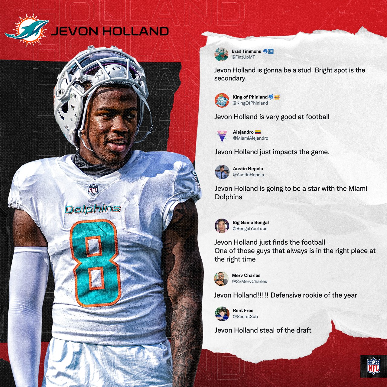 NFL Canada on Twitter: "The rookie has made quite the statement so far. 👀  @HollywoodVon making plenty of fans in the NFL. https://t.co/SO49VoHUWE" /  Twitter