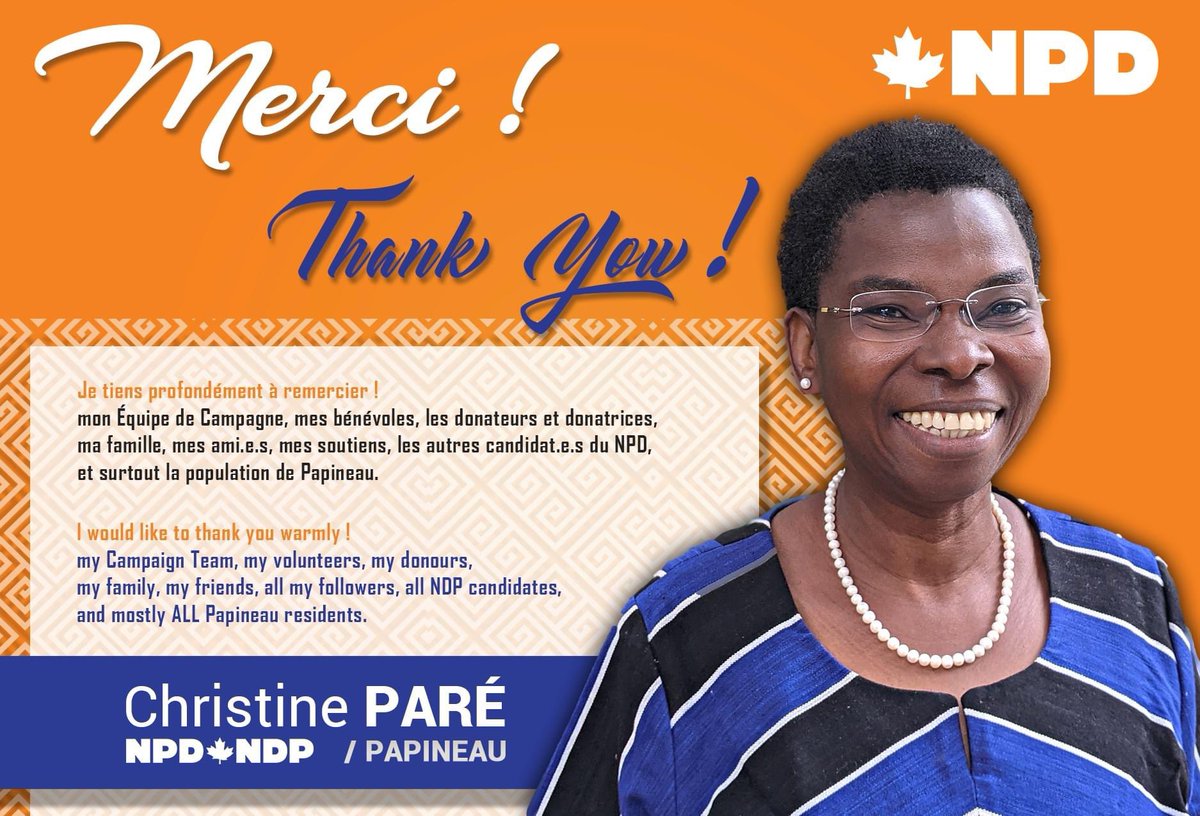 Christine Paré (NDP-Papineau) tweet media