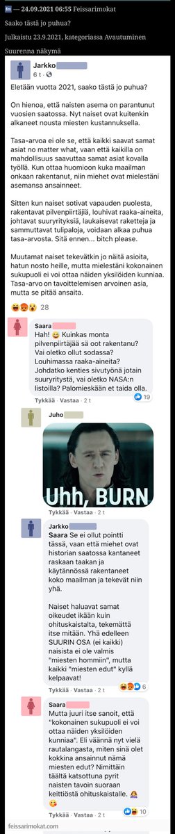 gynsy's tweet image. Joiltain ihmisiltä puuttuu tuntoaisti kokonaan. Vaikka koko kroppa olis yks saatanan iso palovamma.
#Feissarimokat
