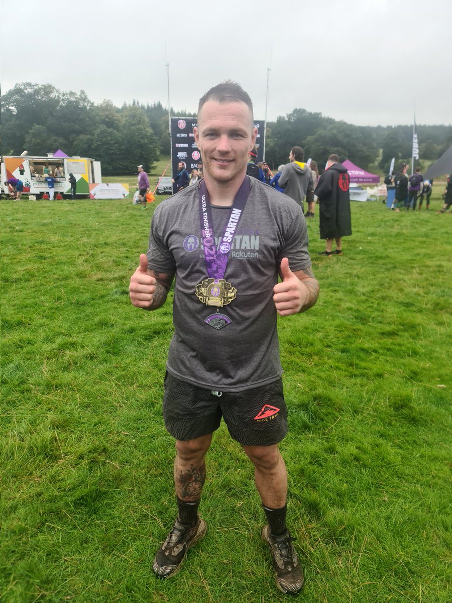 10 hours 44 mins. Weighted vest has ruined me but I never took it off! I can't actually walk at the moment!even had a wee cry to myself with about 20K to go 🤣 the hardest thing I have done both physically and mentally and nearly £4000 raised in total so far 🙌🏻 thanks everyone❤