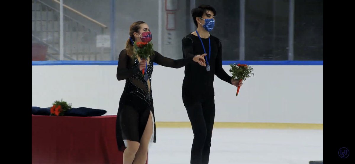 Loveicedance's tweet photo. Second event for Katarina Wolfkostin & Jeffrey Chen who won a silver medal ๐ฅโธ.... congratulations on your performances #JGPLjubljanaCup #katarinawolfkostin #jeffreychen #wolfkostinchen #teamnovi https://t.co/21Z22Qek7H