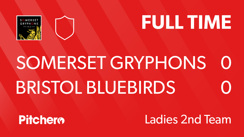 FULL TIME: Somerset Gryphons 2 0 - 0 Bristol Bluebirds 1
#SOMBRI #Pitchero
somersetgryphonshockey.club/teams/179136/m…