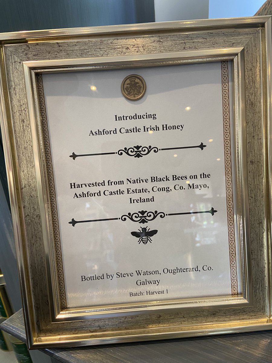 RochfordNiall's tweet photo. Very excited to introduce our 1st Harvest @ashfordcastle honey! Only 195 bottles of liquid gold! Went on sale at Mrs Tea’s, 1 hour ago and 20 bottles sold already!! https://t.co/AvMfxmVwsR