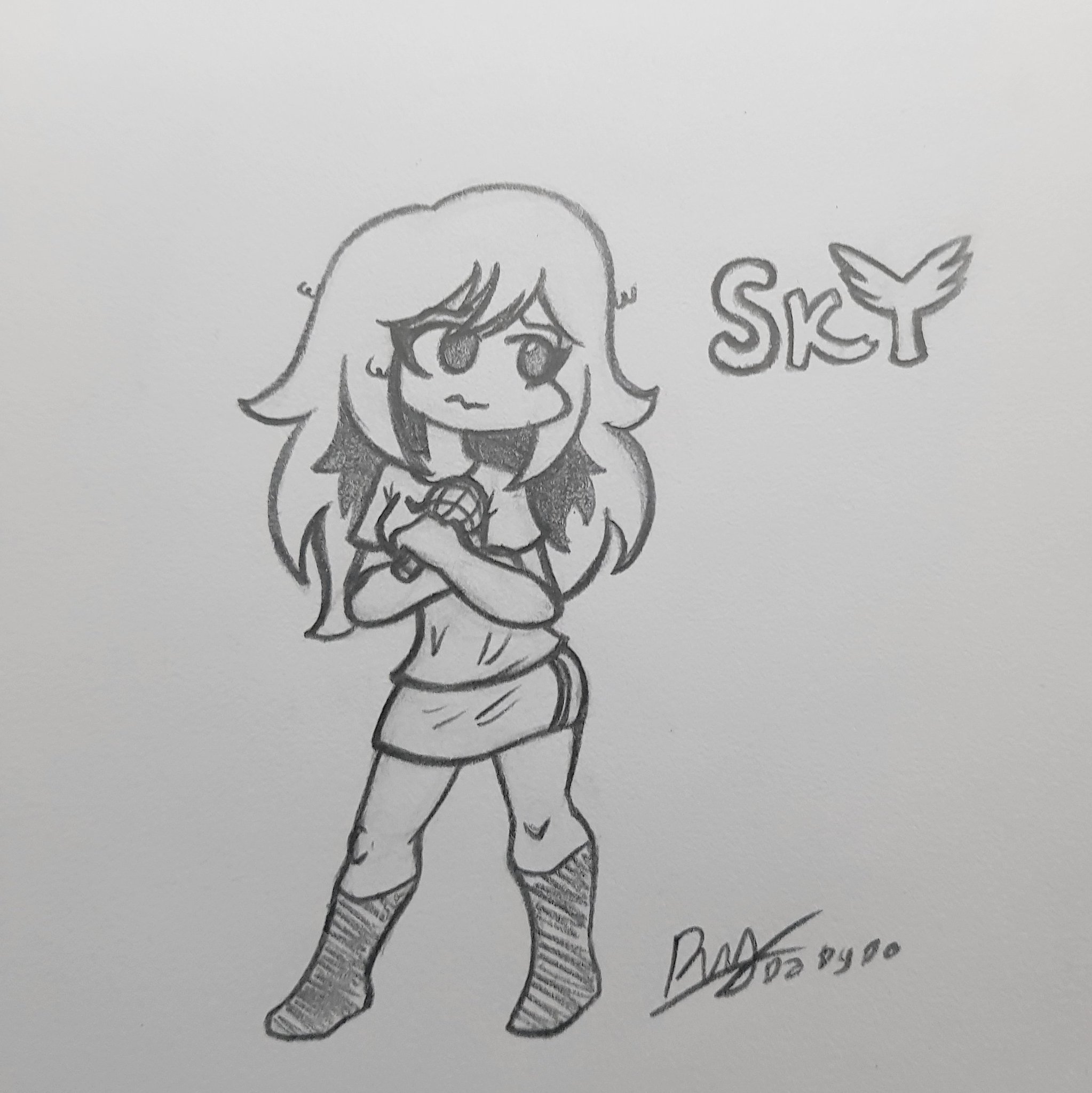 I draw fnf concept for EYX (EYX created by Kaua16). Also put here Sunky and Ski for fun : r/FridayNightFunkin