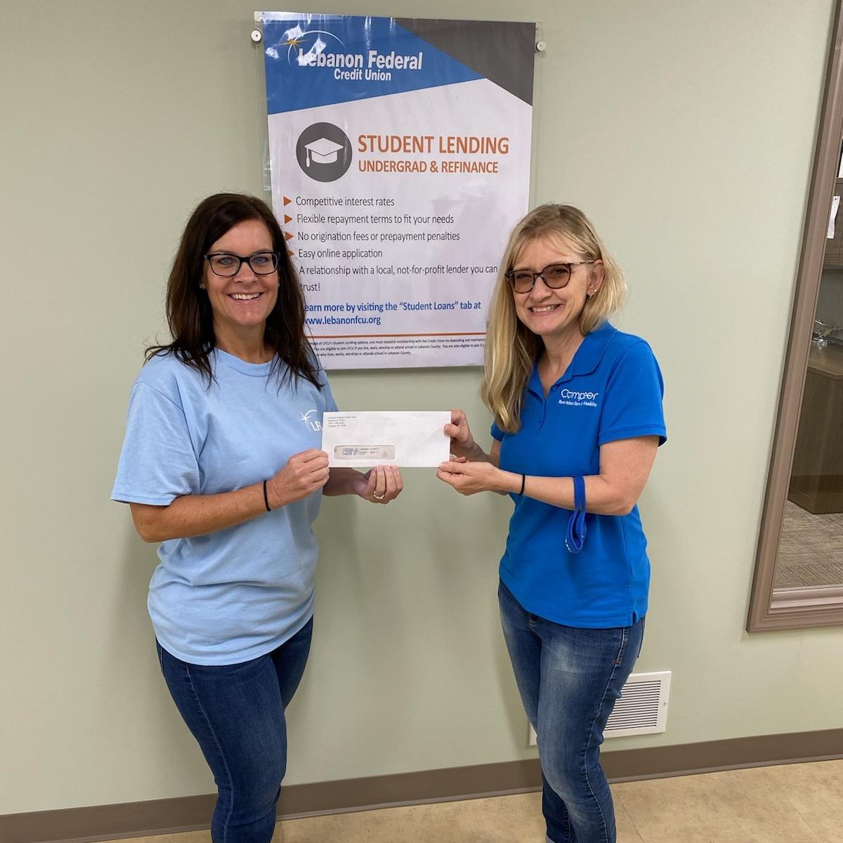 CompeerLeb's tweet image. We'd like to extend a huge thank you to the Lebanon Federal Credit Union for being September's Coffee &amp;amp; Camaraderie sponsor!