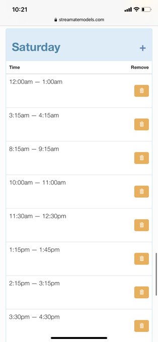 Schedule for the day Web cam cumshows https://t.co/2iRyOku7zW<a href="/tag/smconnect"class="tags"><span>#smconnect</span></a>