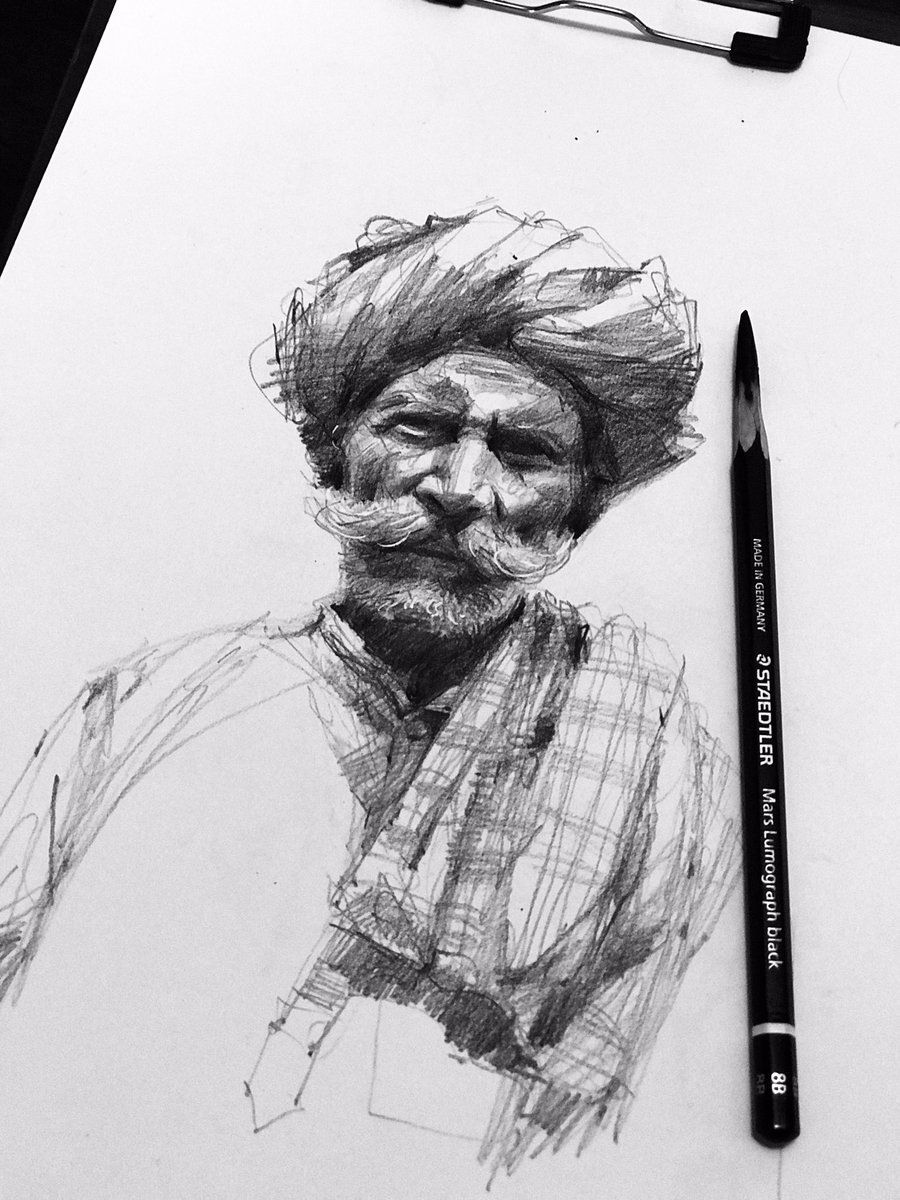 Prakash Thombre on X: Pencil Sketch #drawing #figurativedrawing