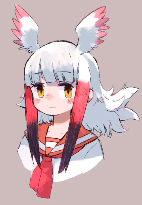 トキちゃんの絵 色塗りした 
