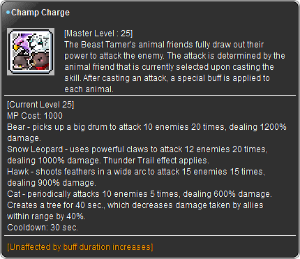 Spadow's tweet photo. Beast Tamer. New and updated skills. Part 1 https://t.co/YykKAomZSo