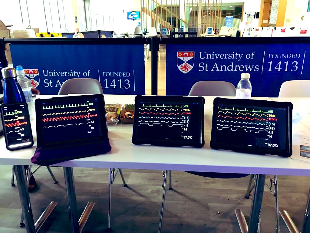 DaveLBywater's tweet image. Using the great app #SimMon to increase the fidelity in todays scenarios! #Cardiac #ALS #CPR #BeepBeepBeep 😬🚑🏴󠁧󠁢󠁳󠁣󠁴󠁿