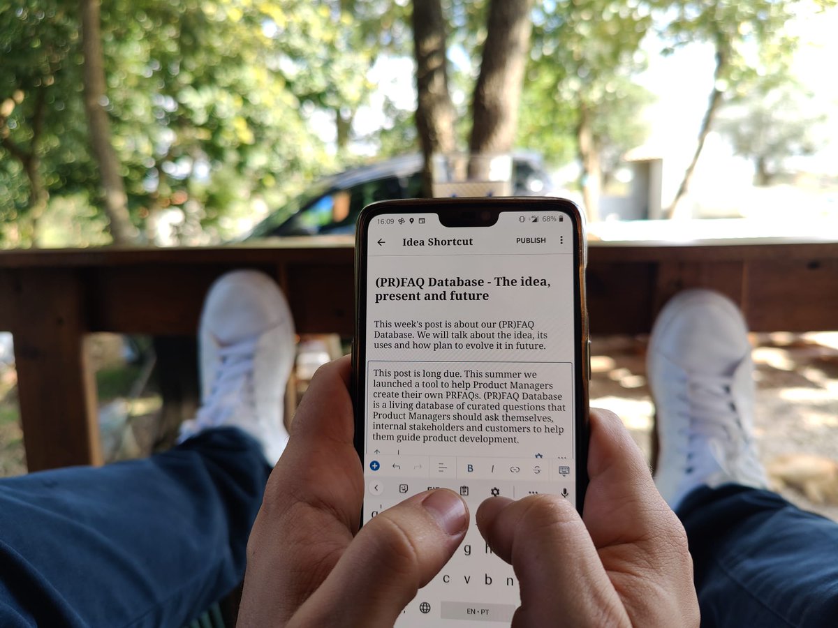 IdeaShortcut's tweet image. Chilling and cooking next week's post.

Give us your post ideas at ideashortcut.prodcamp.com

#productmanagement #workingbackwards #PRFAQ