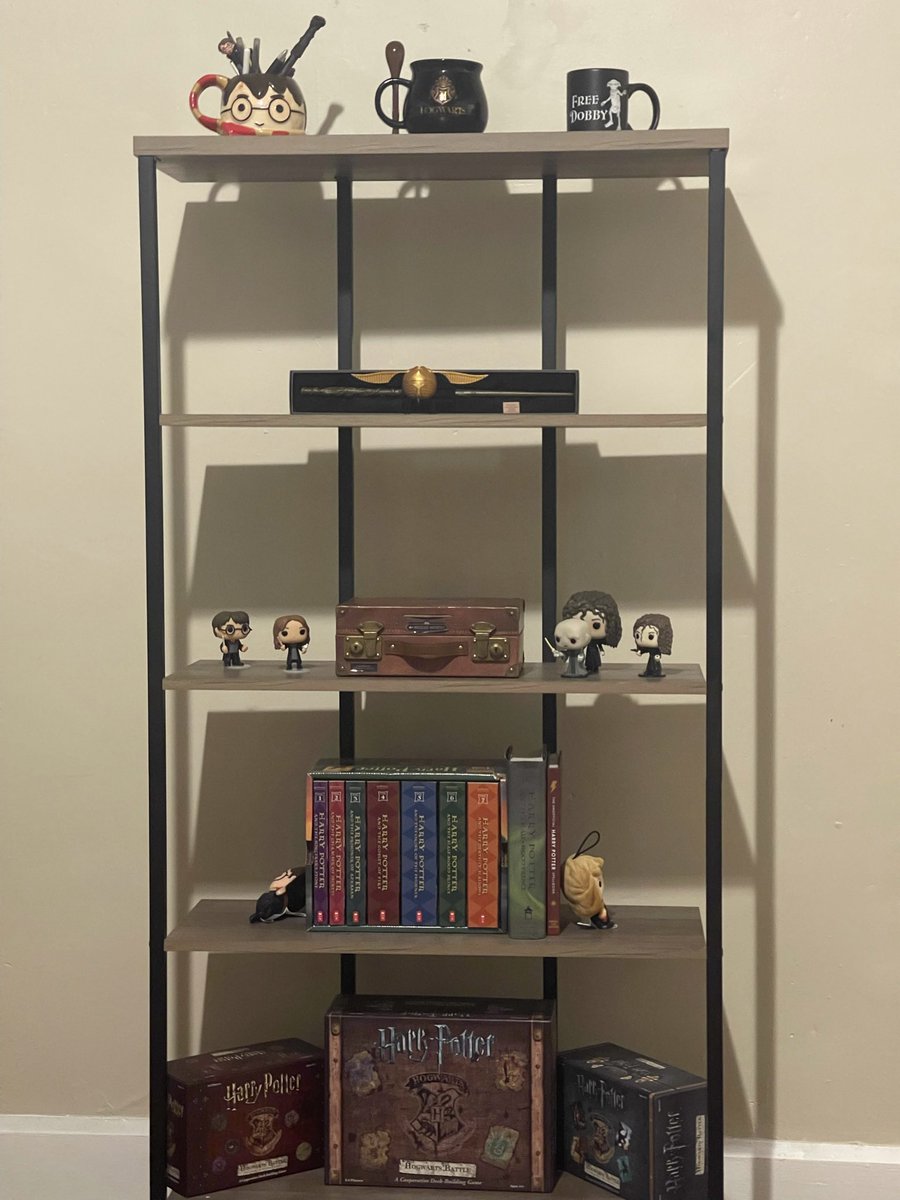 mfyaki's tweet photo. Siempre soñé con tener un espacito de mi casa dedicado a HP ⚡️y bueno hoy lo he podido hacer realidad, no es mucho pero es trabajo honesto ♥️ https://t.co/9PxymncxmI
