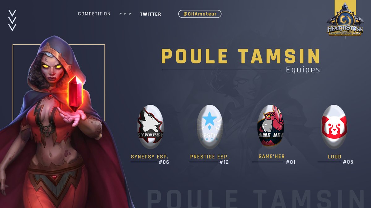 [#Groupe3]

L'élève la plus brillante de Scholomance, rien que ça ? 🤩
Après les deux premiers, il le fallait pour continuer à impressionner !

Est-ce que les équipes ici présentes auront aussi bien appris leurs leçons ? L'avenir nous le dira... 🧐

À vos decks ! 🃏

#CHA 🐱