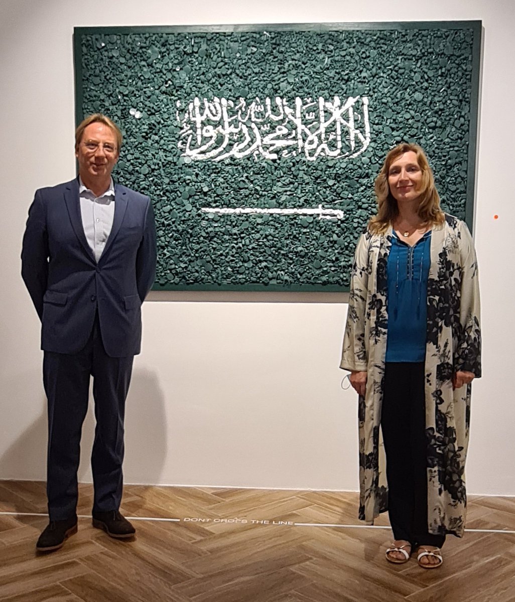 ludovic_pouille's tweet photo. At the @LiftGallery in the heart of the capital, amazing exhibition of Saudi and international artists to celebrate the #saudinationalday91. Thank you HRH Princess Nouf Al Saud for this exceptional welcome and this beautiful artistic moment!
#FranceKSA 🇲🇫🤝🇸🇦🎨 https://t.co/JhzNMJzbFq