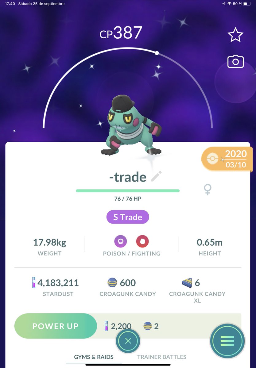 Trying to complete my fashion shiny collection. Looking for shiny Sneasel and shiny shinx (costumed). I have smoochum, kirlia and croagunk for trade. Please RT 🙏 

<a href="/BPost111/">🇳🇱BPost</a> <a href="/TenshiHime999/">🌟🏮⛩🇯🇵GINA AYUMI🇯🇵⛩🏮🌟🎶🔶⚫️🎶🔶⚫️🎶🔶⚫️🎶⚫️</a> @EXRaidLeader <a href="/9000Pikachus/">✨9000✨</a>  <a href="/christierickRN/">✨Christie 💖 TL 50 ✨ shiny hunter</a> <a href="/siranchelo/">Anthony Feliciano</a> <a href="/CoordsPokemon/">Skitty</a> <a href="/StardustPokmnGO/">Stardust ✨ Pokémon GO ✪</a>