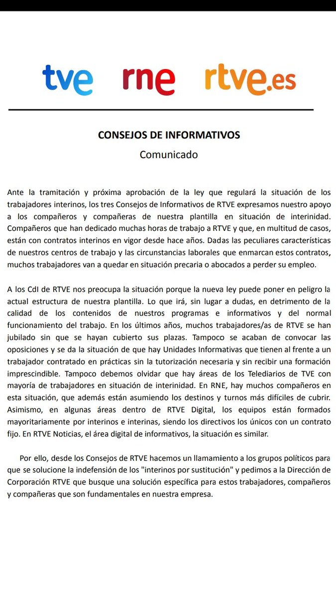 Consejo de Informativos RNE tweet media