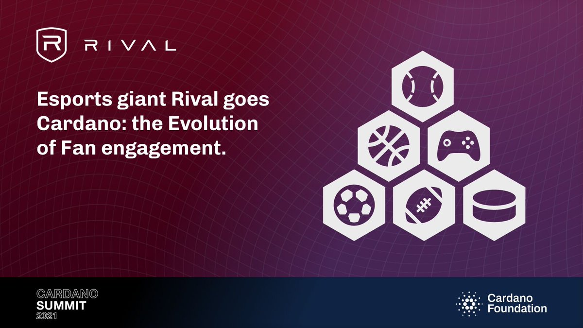 Cardano_CF's tweet photo. 📣Partnership Announcement🎉 Listen up sports fans! ️

We're thrilled to announce that we've joined forces with #esports giant @RivalEsportsGG to build agnostic #NFT marketplaces for their roster of sports teams. #Cardano 

Read the full press release👇
https://t.co/YFoQ95L0WS https://t.co/iA1kpgQY6d