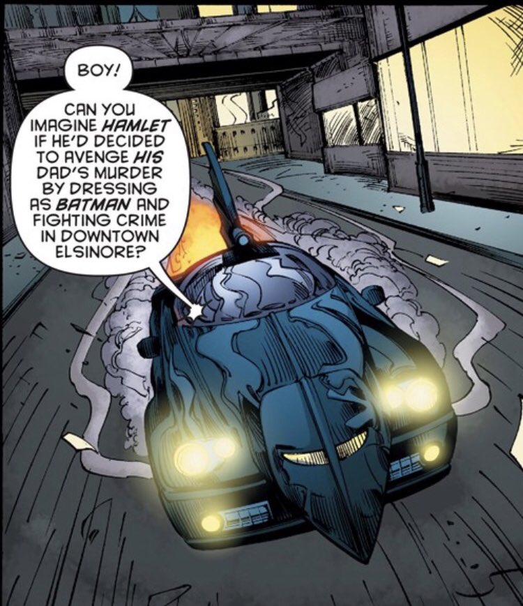 GothamOutsiders's tweet photo. The Shakespeare retellings are getting out of hand -Chris #BatmanRIP https://t.co/wjynAi5kRz
