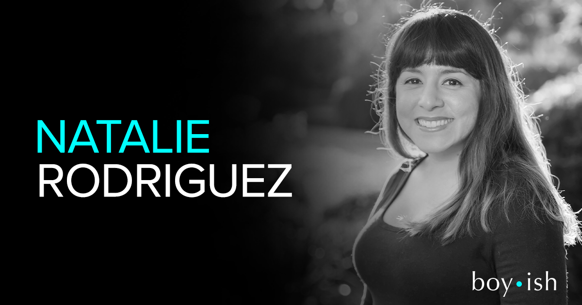 During #HispanicHeritageMonth, we’re recognizing some of the most amazing Hispanic talents on Boyish like Natalie Rodriguez. 

Check out her work on Boyish: bit.ly/3o9aW10

<a href="/NatChrisRod/">Natalie Rodriguez</a> #boyish #WomensArt