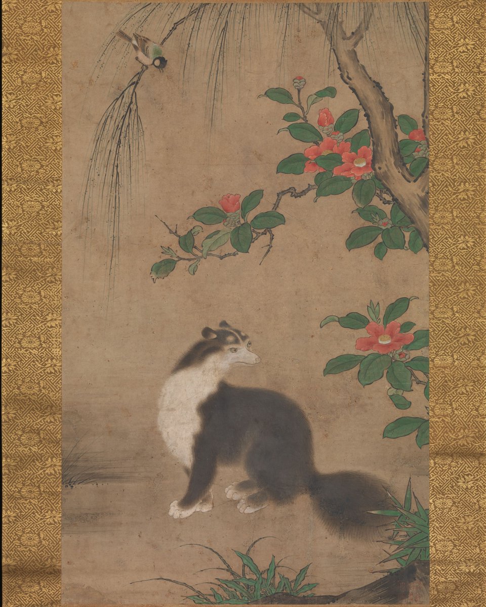 metmuseum's tweet photo. Happy #Caturday from the inspiration behind the 🤨 emoji.
#DYK: Although not native to Japan, musk cats, or civets, were considered an auspicious motif associated with longevity.
Learn more: https://t.co/2L5eOF6XhM
#ArtsOfJapan https://t.co/fgKl3V49Gy