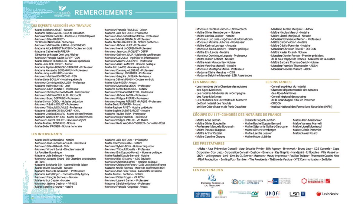 Association Congrès des Notaires de France tweet media