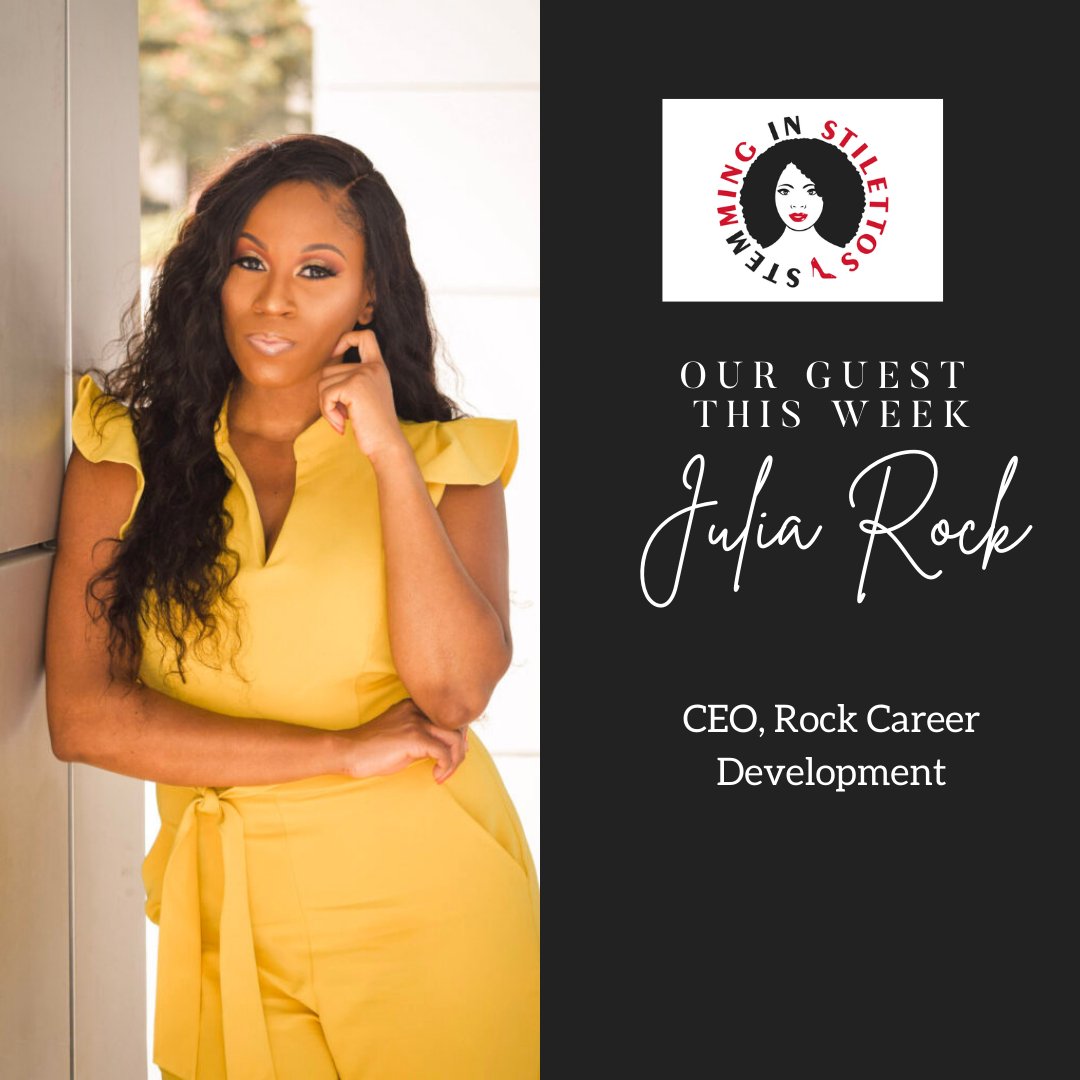 DrToshia11's tweet photo. #STEMminginStilettos
The latest episode is still available for you to catch. My guest, Julia Rock, is giving out good career advice. If you are on the market, what to be on the market, this episode is for you.
Listen anywhere podcasts are available.
#NerdySTEMQueen #stempod https://t.co/FTu2FcWBDY
