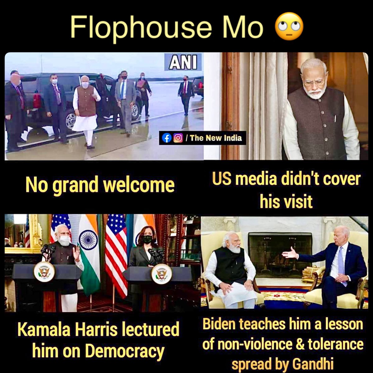 nandtara's tweet image. You should’ve known better
 @DrSJaishankar than to take him into the lion’s den of Biden-Harris, who are way too tough for his faux spin. I may revel in him getting a tutorial on Democracy, but dude you deserve the flak for this utterly disastrous shaming of India #modiatUNGA