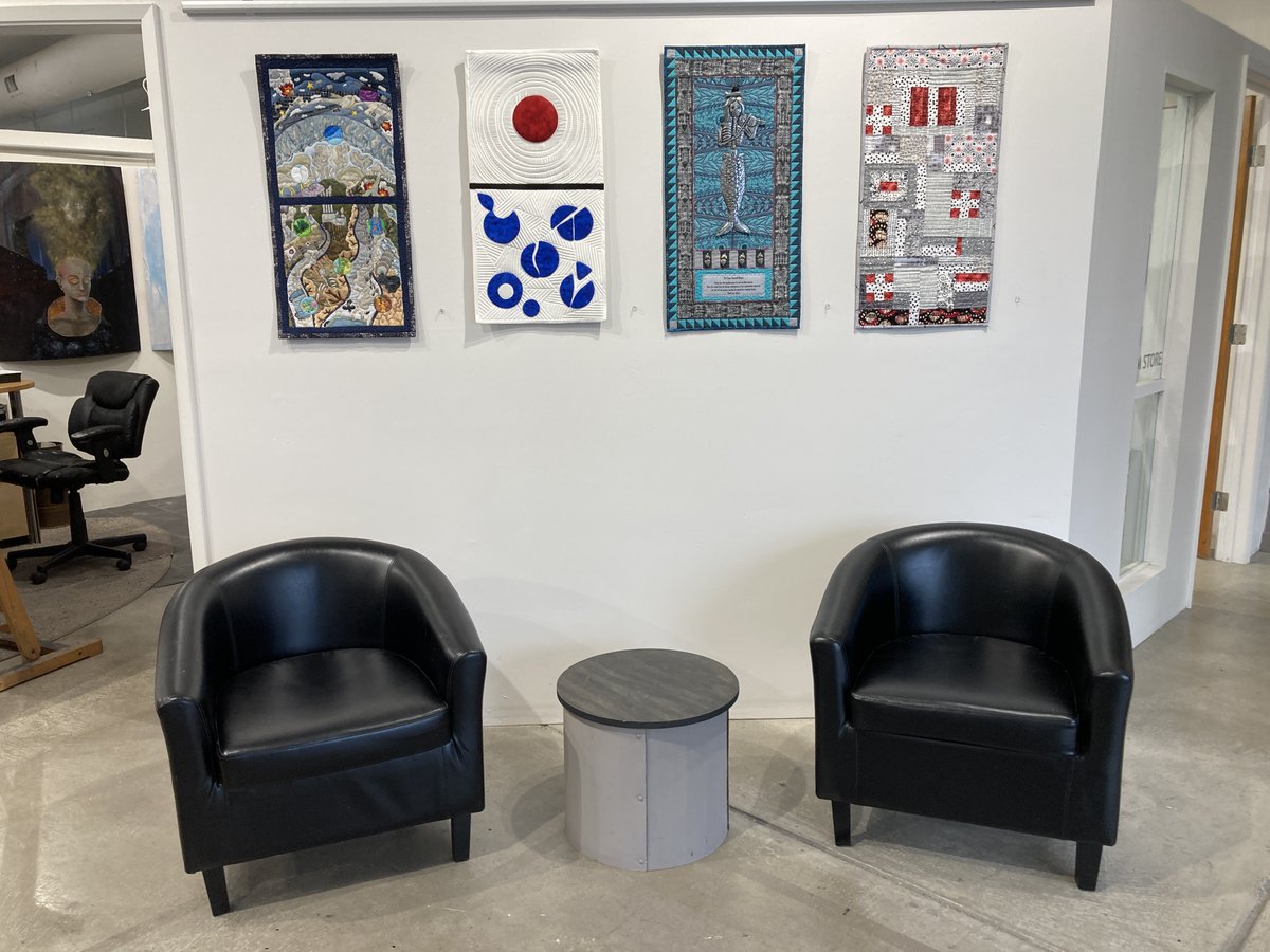 The_Studio_Door's tweet photo. Domino Effect collaboration with Studio Artists Quilt Association
​FINAL DAY
Gallery Hours: Tuesday - Saturday • Noon - 7 PM
​
THANK YOU TO OUR PARTNER
​Studio Art Quilts Associates (SAQA) https://t.co/3S6J7L4fI5