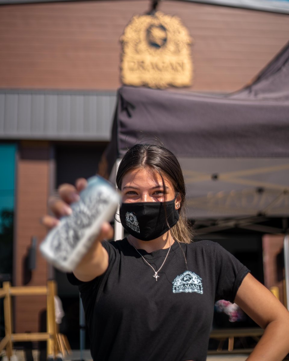 Meet Maria, one of the team at Dragan Brewing and Wine! Both her and Sebastian will be working the patio from 11-8pm today.

Stop by for a beer and some delicious eats!