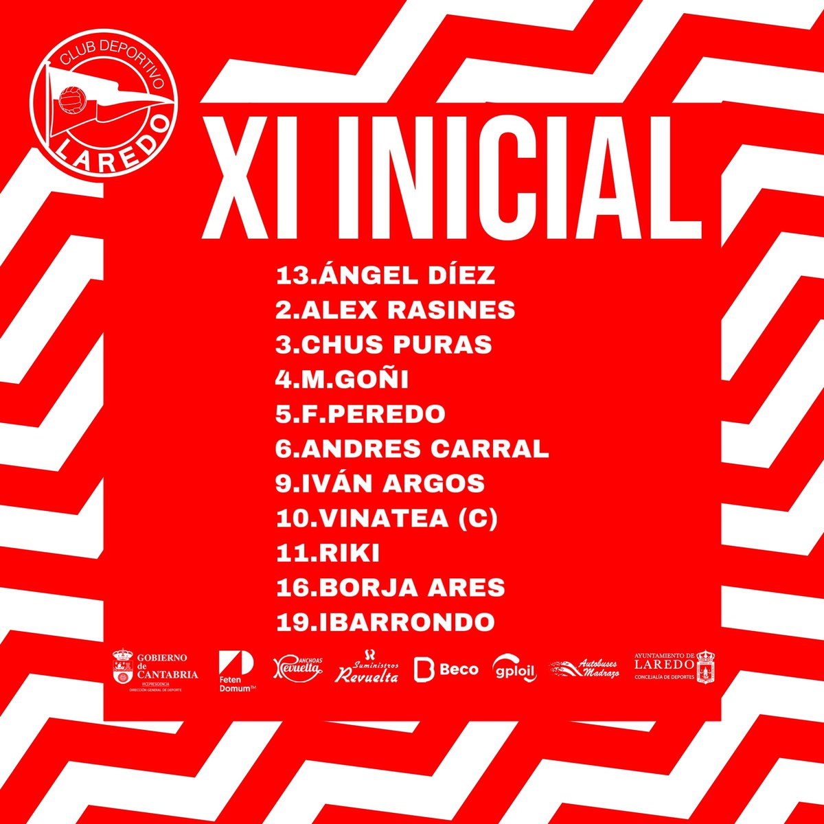 CDLaredo's tweet photo. 📋✅ ¡Nuestro 𝗫𝗜 inicial 🆚 @CanteraUDLog 

#CDL | #CDLaredo | #2RFEF https://t.co/zlr9MXgRxC