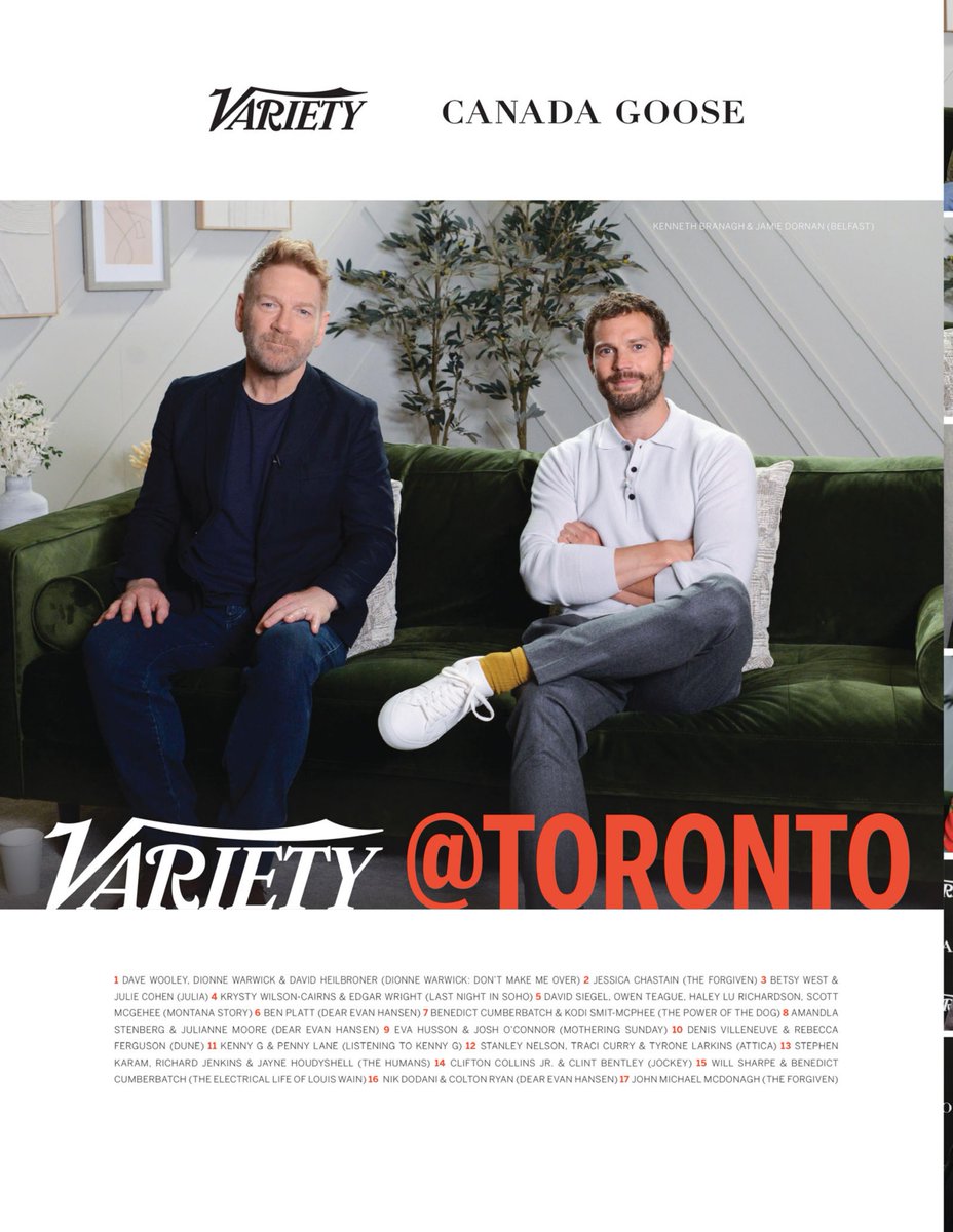 MidiasRFBR's tweet photo. 📸: Rebecca e Denis Villeneuve, durante a sua passagem pelo Variety Studio no #TIFF, na edição desta semana da Variety! #Dune #RebeccaFerguson 

Confira os scans na nossa galeria: https://t.co/3qcBXnvDgk https://t.co/eAEj8YCRvt