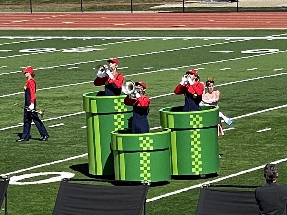 Nice job Parkway South High Marching Band!