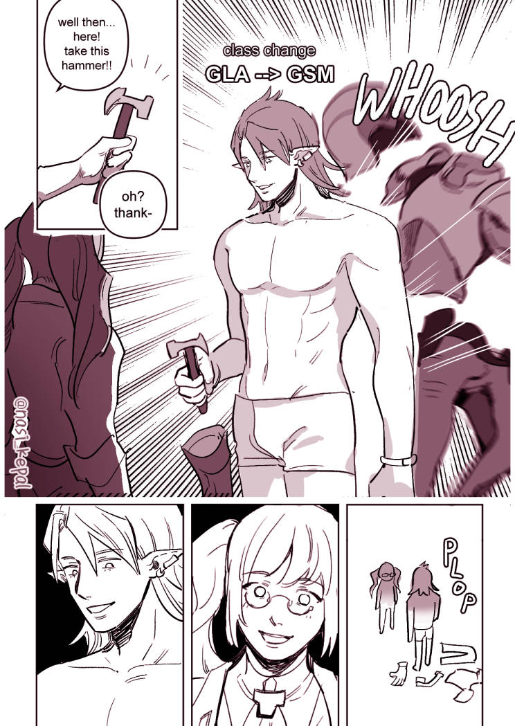 short story about someone who played THE critically acclaimed mmorpg for the first time: a thrilling sequel