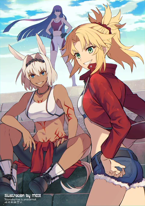 モーさんとカイニスとマルタさん  #FGO 