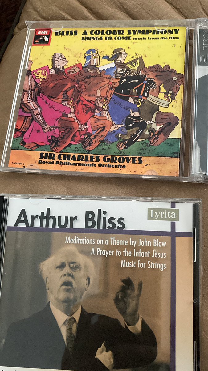 robertflute's tweet photo. Oh look what’s arrived - another version of one of my favourite symphonies @ArthurBlissSoc #Rudenottoo https://t.co/8Gcwbwfsrv