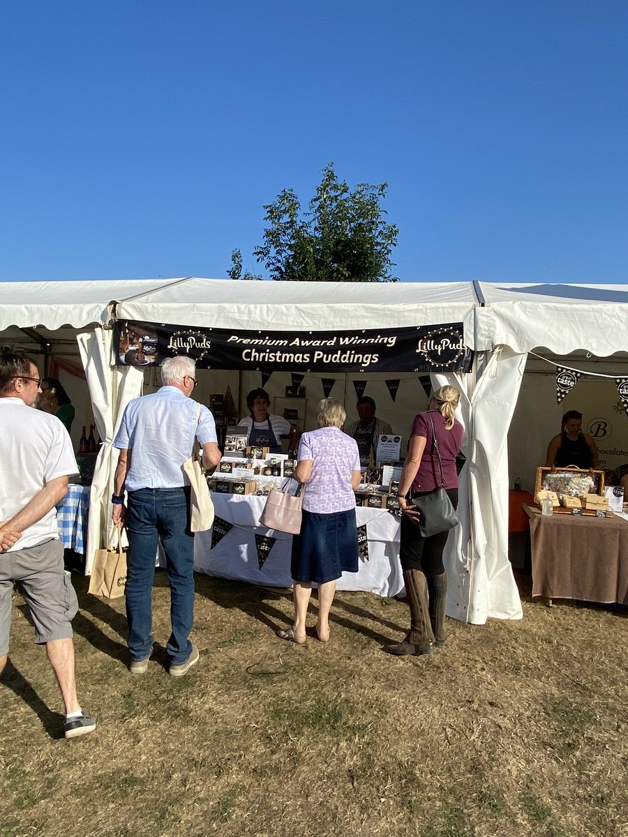 Very busy day for @lilly_puds at the #aldeburghfoodanddrinkfestival today. #Yummypuddings