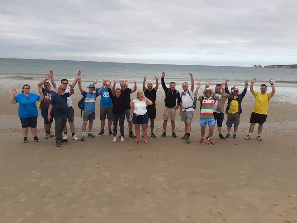 The <a href="/coopuk/">Co-op</a> South Construction PSC team &amp; suppliers raised an incredibly £2,300 for <a href="/MindCharity/">Mind</a> completing a 15 mile trek across the Jurassic Coast. Brilliantly organised by <a href="/aash3460/">Ash Veal</a> . If you gotta few quid then please be kind &amp; click on the link below. 
justgiving.com/fundraising/ps…